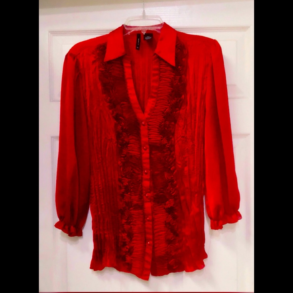 Just like New Beautiful Red Dressy Shirt.